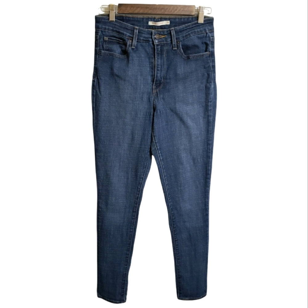 Levi's 721 High Rise Skinny Jeans Size 29 Blue Story